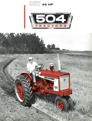 International McCormick Farmall Row-Crop & International 504 Utility Brochure - Image 1 of 4