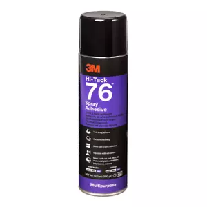 3M Hi-Tack 76 Spray Adhesive Clear 535ml Bonding Rubber Fabric Felt - Picture 1 of 1