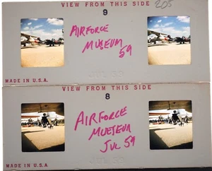Air Force Museum Dayton Ohio - 1959 2x Stereo Realist Slide Kodachrome - Picture 1 of 4
