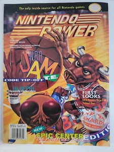 Nintendo Power Magazine Volume 70 NBA Jam: T.E. w/ Poster of Star Trek: DS9 - Picture 1 of 3
