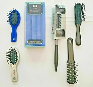 Hairbrushes 6 x Various Designs & Pack of Hair Soft Rollers - See listing - Picture 1 of 3
