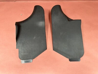 Jaguar XK8 XKR Convertible Front Kick Panel Cover Trim Black Pair OEM 116K Miles - Image 1 of 4