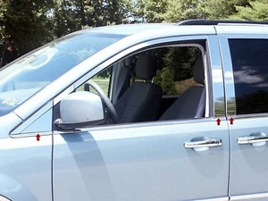Dodge Grand Caravan 2008-2018 6 piezas moldura de poste de pilar de acero inoxidable. 4 puertas. - Imagen 1 de 1