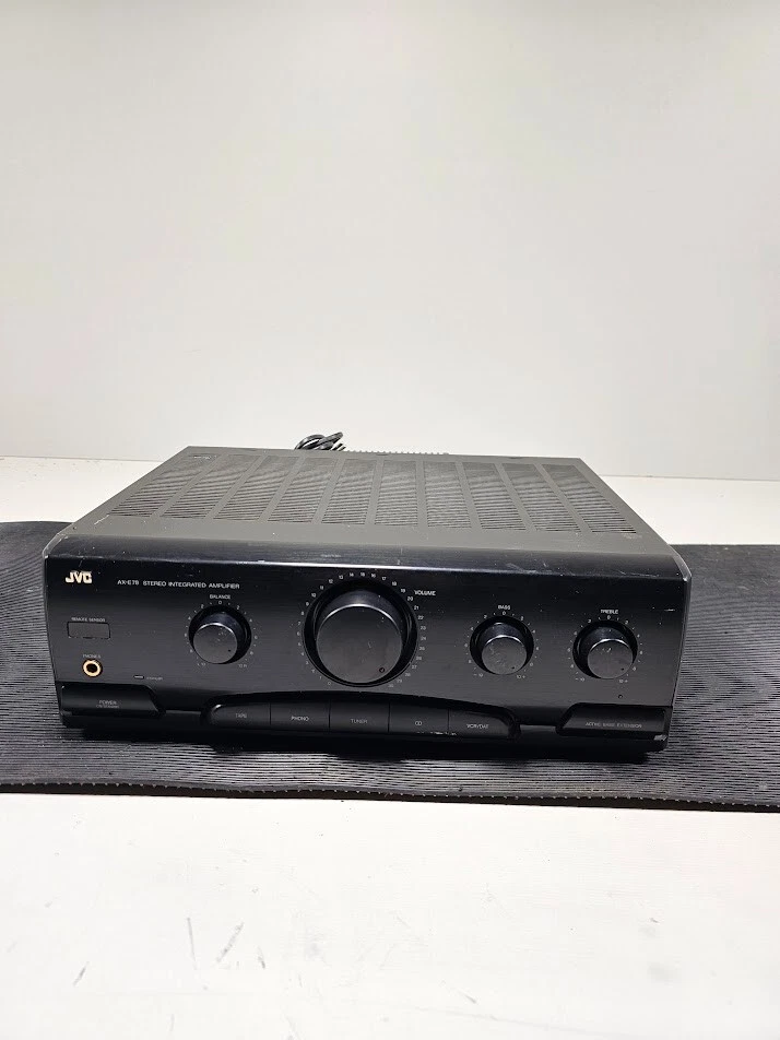 JVC AX-E78 Stereo Integrierter Verstärker Schwarz Voll Aktiv Kein Zubehör - Bild 1 von 4