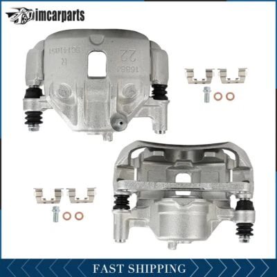 Par de pinzas de freno delanteras con soporte para Hyundai Scoupe 1993 1994 1995 Foto 1 de 4