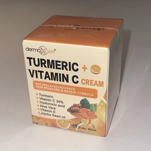 Vitamin C Face Cream Moisturizer Turmeric Anti-aging Hydration Skin Firming 50ml - Picture 1 of 4