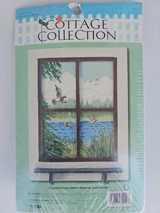 Cottage Collection Leisure Arts Counted Cross Stitch Duck Pond 38020 NOS - Picture 1 of 6