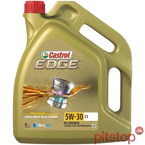 5L CASTROL EDGE 5W-30 C3 5 LITER MOTOR-ÖL VW MERCEDES RENAULT - Bild 1 von 1