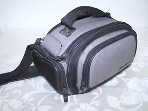 Eddie Bauer Camera Bag Gray Black Shoulder Strap - Picture 1 of 7