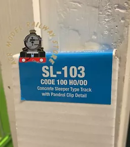 Peco SL-103 OO Gauge Code 100 Concrete Sleeper Flexible Track - Box of 25 - Picture 1 of 1