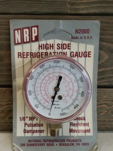 NRP N2000 high Side refrigeration Pressure Gauge - Bild 1 von 5