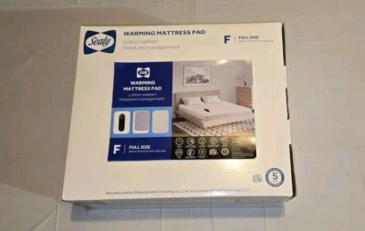 Almohadilla de colchón de calentamiento Sealy. Tamaño completo. Foto 1 de 4