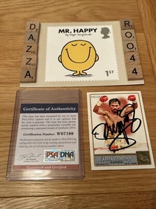 Manny Pacquiao On Card Auto Boxing Card Topps Allen & Ginters Psa Coa Authentic - Picture 1 of 6