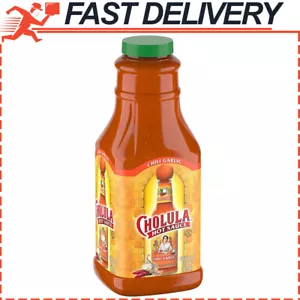 Cholula Chili Garlic Hot Sauce w/ Mexican Pepper & Signature Spice Blend, 64 oz - Picture 1 of 9