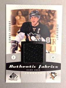 Sidney Crosby 2009-10 Upper Deck SP Game Used Authentic Fabrics #AF-SC Penguins - Picture 1 of 2