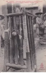 Laokai Meurtrier chinois Strangulation Hokéou Chine Tonkin Indochine Vietnam - Foto 1 di 2