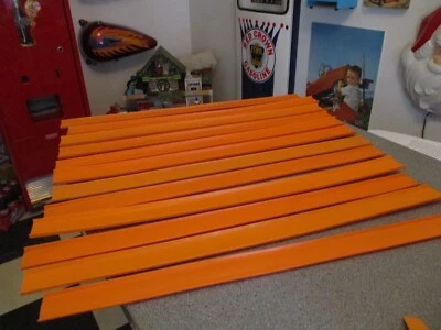 HOT WHEELS ORIGINAL ORANGE TRACK ONLY 12 LOT SIZZLERS/ REDLINES WW SHIPPING - Image 1 of 4