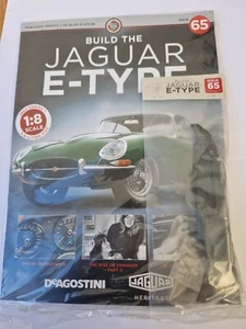 1/8 DEAGOSTINI BUILD YOUR OWN THE JAGUAR E-TYPE CAR ISSUE 65 INC PART - Picture 1 of 2
