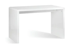 Schreibtisch Bürotisch Laptoptisch BISE Weiß Hochglanz Lack - Bild 1 von 2
