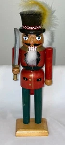 Wooden Nutcracker Ornaments Decoration Figures Puppet Toys Home Decor (12 Inch)  - Picture 1 of 12
