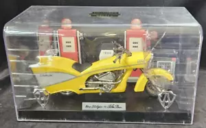 Arlen Ness Ness-Stalgia Custom Diecast Motorcycle Yellow Diorama Toy Zone LE - Picture 1 of 13