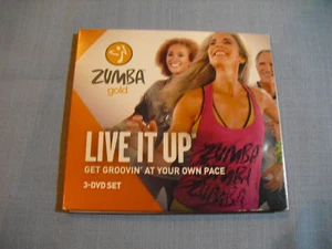 Zumba Gold - Live it Up - Get Groovin at Your Own Pace - 3 DVD - Foto 1 di 5