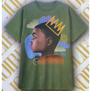 Jolie Noire Boy's Size 8 Black History Month Short Sleeve Graphic Graphic Tee - Picture 1 of 8