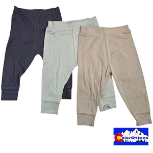 3 Packs / 6 Packs Cloud Island Infant Baby Pants Size 3-6 Mos Blue/Lt Blue/Gray - Picture 1 of 8