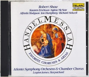 ATLANTA SYMPHONY ORCHESTRA / ROBERT SHAW "Handel Messiah" CD Telarc CD-80103 - Picture 1 of 3