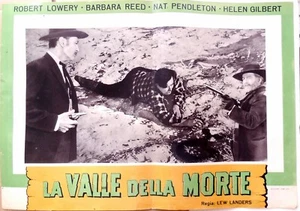 4x Set LOBBYCARD LA VALLE DELLA MORT LEW LANDERS ROBERT LOWERY BARBARA REED - Bild 1 von 4