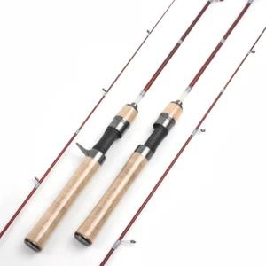 TEUCER Travel Fishing Rod 4'6'' 2-5 lb Ultralight Casting Spinning Rod Fast Cork - Picture 1 of 11