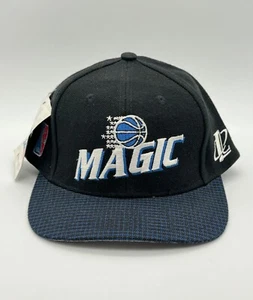 Cappello Berretto Sportivo Orlando Magic Logo Athletic NBA Vintage 3D Florida Snapback Nuovo con etichette - Foto 1 di 12