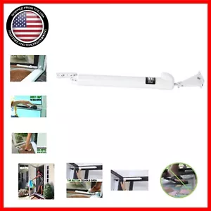 Convenient White Door Closer with Touch Button: Ideal for Screen & Storm Doors - Picture 1 of 11