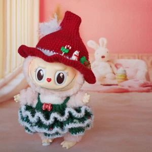 For POP MART The Monsters Labubu Plush Doll Handmade Christmas clothes (No Doll) - Picture 1 of 10