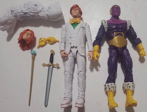 Marvel legends baron zemo Walgreens ,arcade Villains complete baf Cover