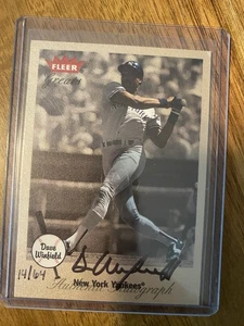 Fleer Greats Dave Winfield Auto Sp /64 - Picture 1 of 2