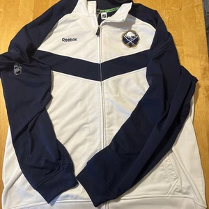 Reebok Buffalo Sabres Center Ice Collection Jacket Men’s Large Full Zip - Picture 1 of 10