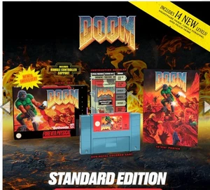 (Vorverkauf) NEW DOOM COLLECTORS EDITION SNES LIMITED RUN | SEALED Gun Metal - Bild 1 von 2