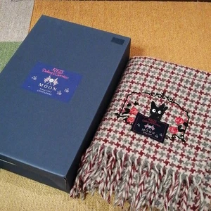 Kiki's Delivery Service Jiji Studio Ghibli Bufanda Estola LUNA Apliques Bordados - Imagen 1 de 14