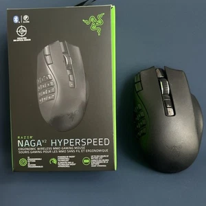 Razer Naga V2 Hyperspeed Gaming Maus Wireless MMO Focus Pro Model #RZ01-0360 - Bild 1 von 11