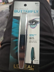(2) L'Oreal Paris Voluminous BLACK #867 Butterfly WASHABLE Mascara NEW SEALED 2  - Picture 1 of 2