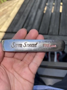 Vintage Wilson Sam Snead Putter LH/RH Chrome Blade 35" - Picture 1 of 5