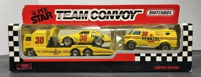 Matchbox Super Star Team Convoy TC60 Pennzoil 1992 Limited Edition Die-Cast NIB - Image 1 of 4