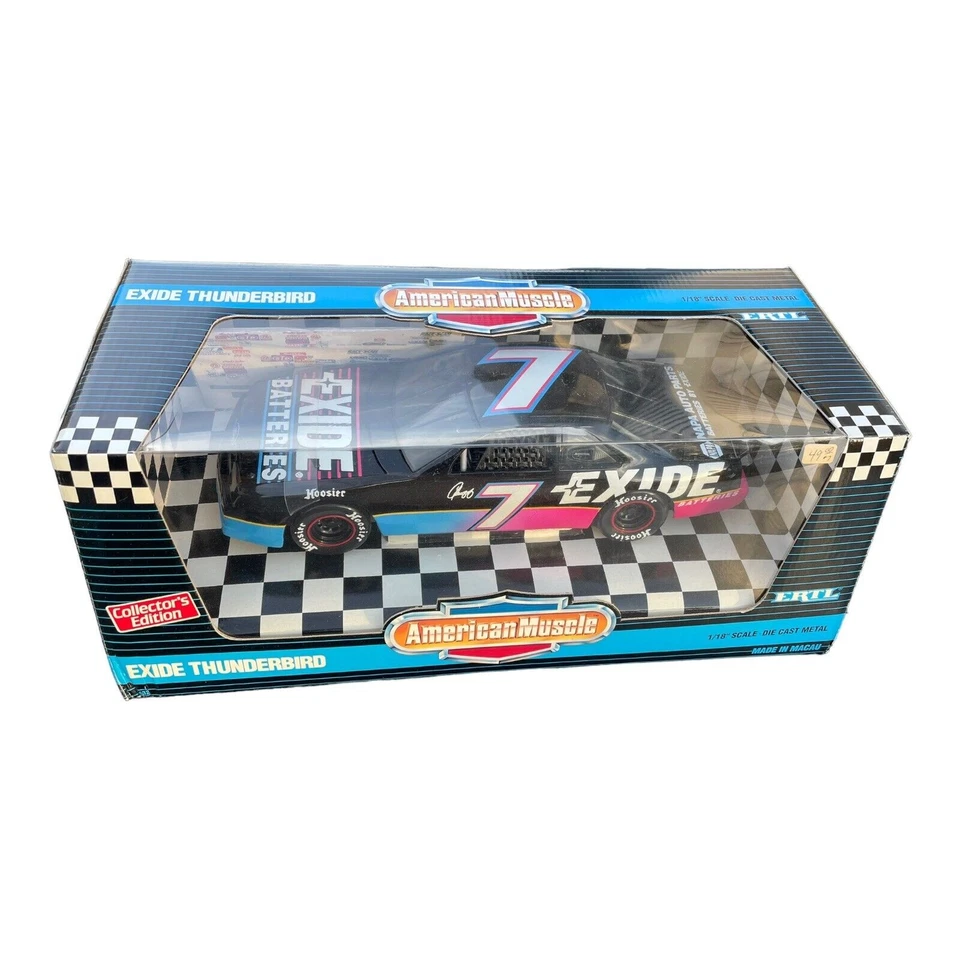 Baterías Geoff Bodine Exide Ertl American Muscle Ford Thunderbird 1/18 Foto 1 de 4