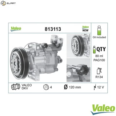 COMPRESSOR AIR CONDITIONING 813113 FOR NISSAN NOTE MARCH/III MICRA/C+C 1.2L 4cyl - Image 1 of 4