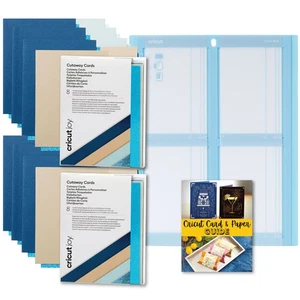 Cricut Joy Cutaway Cards Marina Sampler Double Pack with Card Mat 2x2 Bundle - Picture 1 of 7