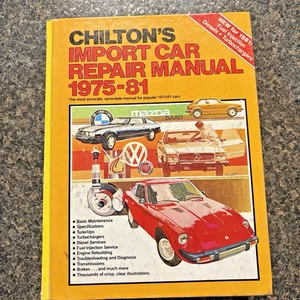 Chilton's Import Car Repair Manual 1975-81 (6th Edition) for Imports-Great -USED - Picture 1 of 21