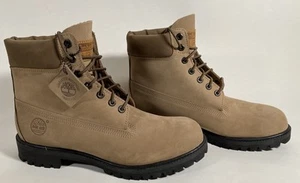 Timberland Premium 6IN Lace Waterproof Medium Beige Nubuck men’s size 11,5 US - Picture 1 of 9