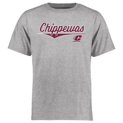 Men's Ash Cent. Michigan Chippewas American Classic T-Shirt - Image 1 of 2