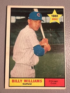 1961 Topps Baseball - Billy Williams (Chicago Cubs) Rookie RC #141 - EX - Bild 1 von 2